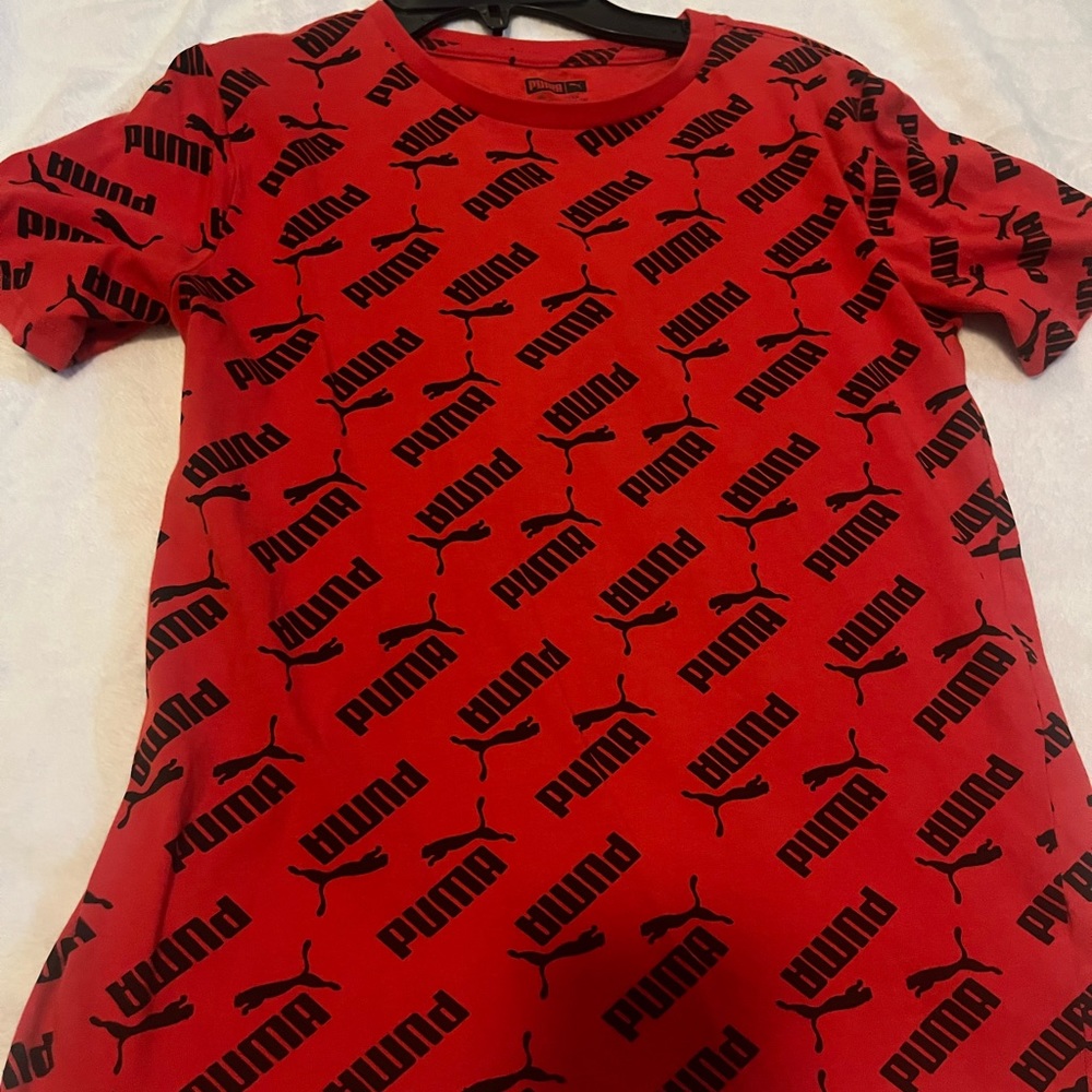 puma red boys shirt